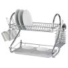 Dish Drying Rack, Stainless Steel Dish Rack for Kitchen , 2 Tier Rust-proof Dish Drainer