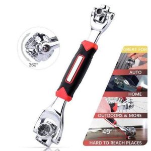 360 degree multipurpose tiger wrench 8 in 1 tools socket works universal ratchet shine bolts tors