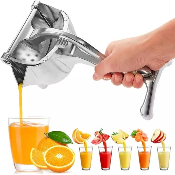 Hand Press Fruit Juicer Detachable Orange Lemon Squeezer. Aluminum Juicer Squeeze