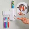Automatic Toothpaste Dispenser And Brush Holder Set