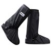 Professional Long Shoe Rain Cover Rain Boot Cover Waterproof Reusable Motorcycle Cycling Bike Knee Boots Shoes Cover