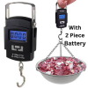 Digital Hanging Weight Scale, Portable Hanging Electronic Hook Scale-black Weight Machine Digital Kg capacity with 10g readability