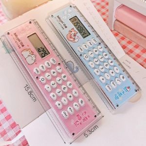 2 In 1 Multi-Functional Ruler & Calculator Ruler
