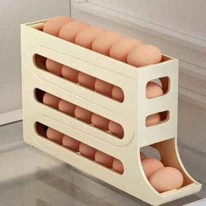 4 Layers Egg Storage Box Organizer for Refrigerator