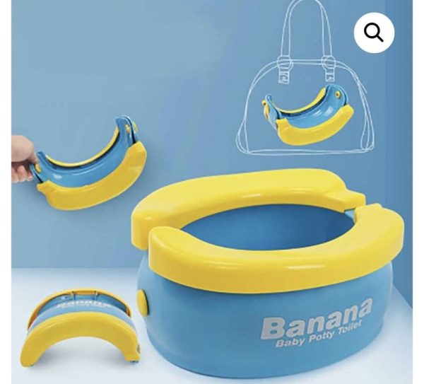 Children's Toilet Foldable Banana toilet baby car urinal baby car urinal baby seat toilet portable basin