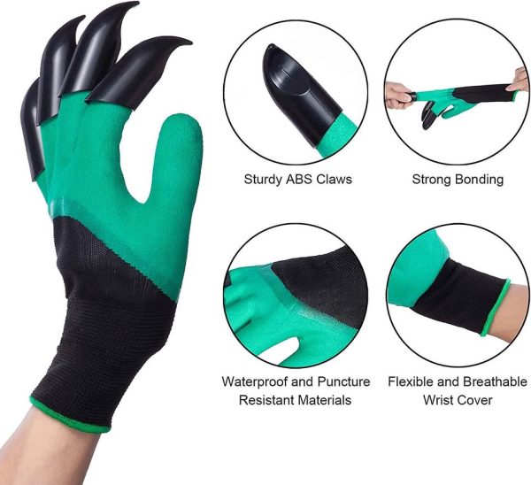 Garden gloves for pruning roses 1 pair gardening gloves, thorn resistant safe
