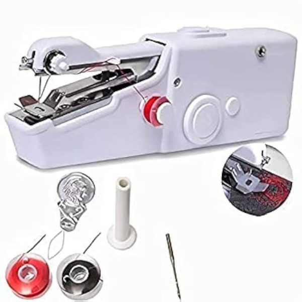 Mini Sewing Machines Mini Sewing Machines for Home Cordless Portable Handy Stitching Machine (Hand Machine for Stitching)