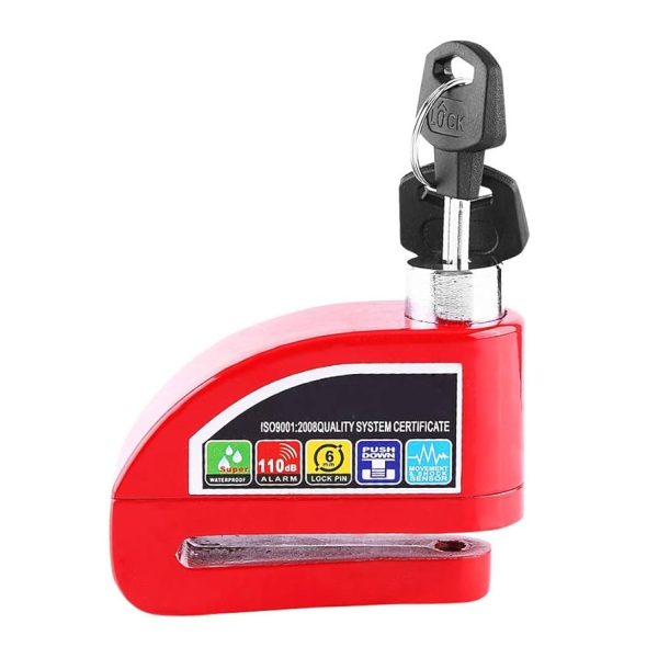 New Disc Brake Lock Strong Function Bicycle Alarm Disc Brake Lock for Electric Scooter Bike