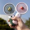 Portable Mini Fan USB Rechargeable Fan Handheld portable Fan Cooling Fan Cute Cooling Face Fan