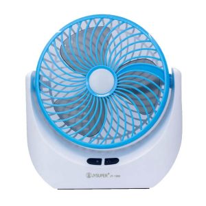 Rechargeable Portable USB Fan Rechargeable Portable USB Fan With Ked Light, 2400mAh Battery 1400mm Silent Operation 3 Blade Table Fan JY Super 1880