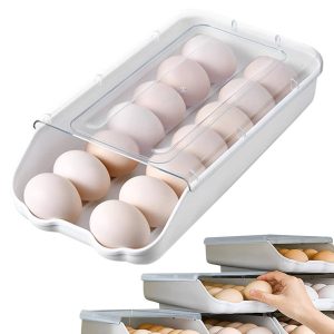 Refrigerator Storage Drawer - Rolling Egg & Dumpling Box Refrigerator Storage Drawer - Rolling Egg & Dumpling Box
