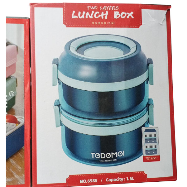 Stainless Steel Lunch Box Tedemei Double - Layer