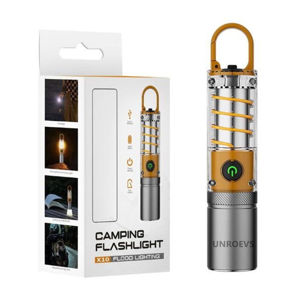 X-10 USB Rechargeable Camping Flashlight X-10 USB Rechargeable Camping Flashlight