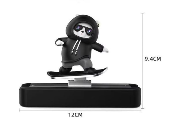 Car Parking Phone Number Plate Sliding Skateboard Bear Cute Cartoon Scooter Center