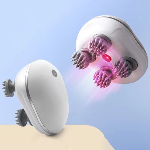 Electric Scalp Massager, Portable Head Massager with Kneading 96 Message Nodes