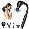 U-Shaped Masssage gun Back Massager for Pain Relief Deep Tissue Body Massager for Neck, Shoulder, Leg-Reach
