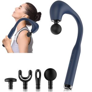 U-Shaped Masssage gun Back Massager for Pain Relief Deep Tissue Body Massager for Neck, Shoulder, Leg-Reach