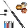 Electric Kitchen Gas Lighter Arc Lighter USB Rechargeable Long Lighter Windproof Candle Lighter Plasma Flexible