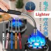 Electric Kitchen Gas Lighter Arc Lighter USB Rechargeable Long Lighter Windproof Candle Lighter Plasma Flexible