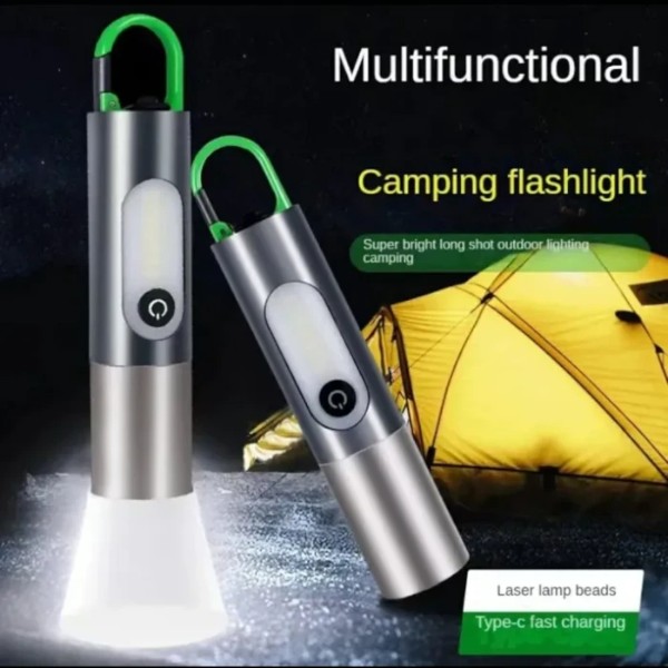 Mini Rechargeable USB LED Camping Lantern & Flashlight