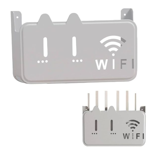 Wall Mount Router Storage Box Wireless WIFI Storage Racks Living Room Organizer