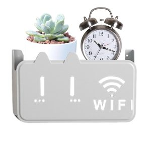 Wall Mount Router Storage Box Wireless WIFI Storage Racks Living Room Organizer