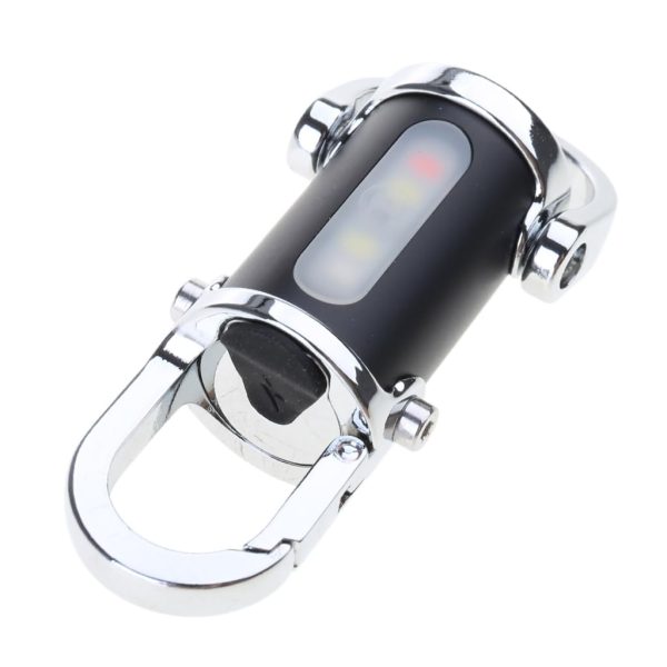 Mini Keychain Flashlight 7 Modes High Power LED + COB Keychain Flashlight with Type-C Charger
