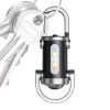 Mini Keychain Flashlight 7 Modes High Power LED + COB Keychain Flashlight with Type-C Charger