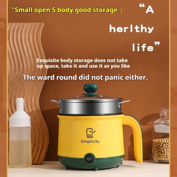 Multi-function Mini Electric Cooker2 Multi-function Mini Electric Cooker Saucepan Raver Non-stick Pan Flat