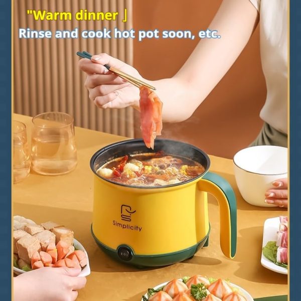Multi-function Mini Electric Cooker5 Multi-function Mini Electric Cooker Saucepan Raver Non-stick Pan Flat