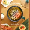 Multi-function Mini Electric Cooker6 Multi-function Mini Electric Cooker Saucepan Raver Non-stick Pan Flat