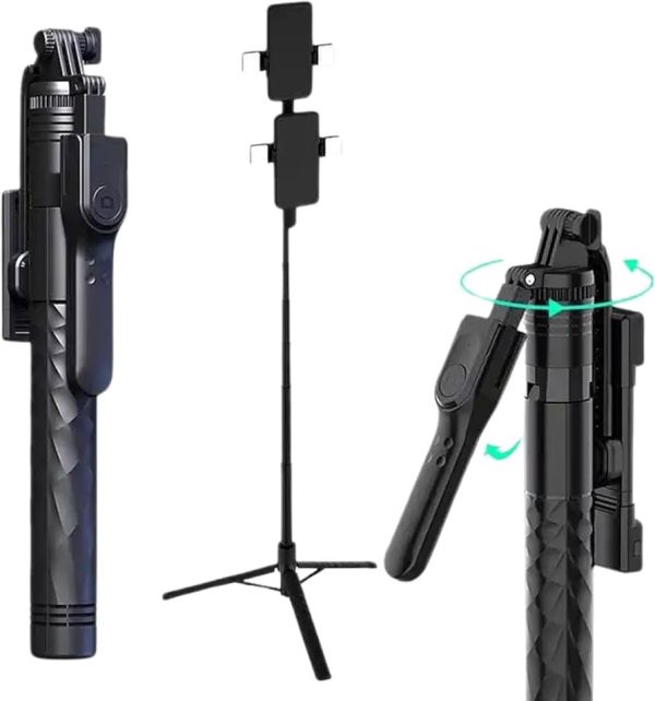 New K28 Long Wireless Selfie Stick Tripod Stand Fold-able Mono-pod with Remote