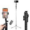 New K28 Long Wireless Selfie Stick Tripod Stand Fold-able Mono-pod with Remote