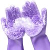 High Quality Silicone Dish Washing Kitchen Hand Gloves