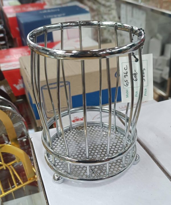 Single Heavy Duty Stainless Steel Kitchen Utensils Spoon Holder