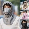 Winter Hat Fleece Full Face Mask Cap Balaclava Neck Warmer Hood Winter Sports