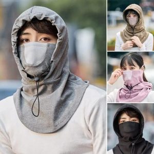 Winter Hat Fleece Full Face Mask Cap Winter Hat Fleece Full Face Mask Cap Balaclava Neck Warmer Hood Winter Sports