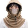 Winter Hat Fleece Full Face Mask Cap Balaclava Neck Warmer Hood Winter Sports