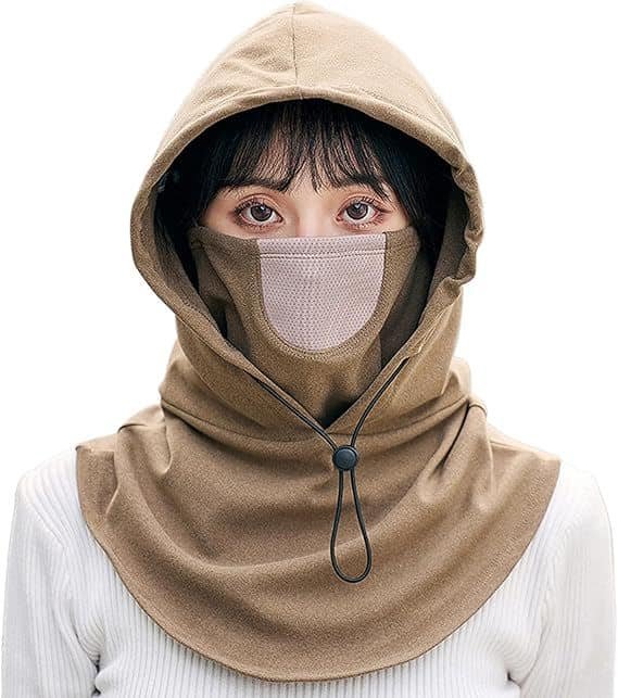 Winter Hat Fleece Full Face Mask Cap Balaclava Neck Warmer Hood Winter Sports