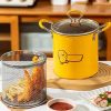 3L Stainless Steel Deep Fryer Pot with Basket 3L Stainless Steel Deep Fryer Pot with Basket - Oil Filtration System, Non-Stick