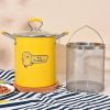 3L Stainless Steel Deep Fryer Pot with Basket 2 3L Stainless Steel Deep Fryer Pot with Basket - Oil Filtration System, Non-Stick