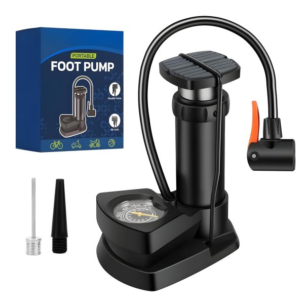 Bicycle Pump Foot Pedal Bike