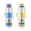 Cille Corosilicate Glass Green Tea Maker with Infuser Sport outdoor Portable