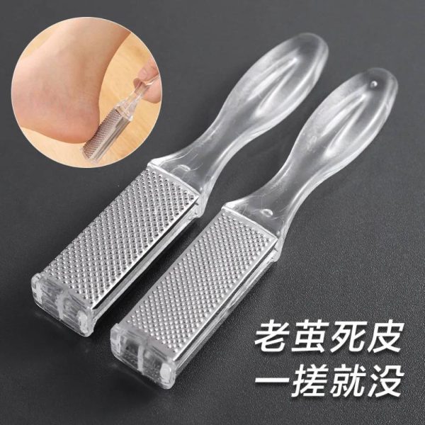 Double Sided Metal Foot Scrubber 1Pcs-Multicolor