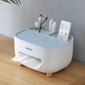 Multifunctional Desk Organizer tissue Box
