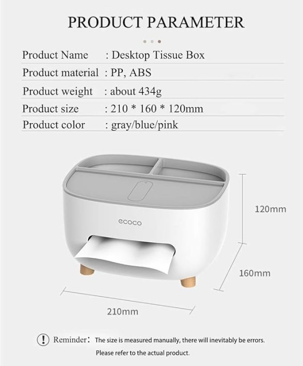Multifunctional Desk Organizer tissue Box3 Multifunctional Desk Organizer tissue Box