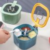 Premium Quality 1pc Clear Food Storage Box Plastic Kitchen And Pantry Organization Canisters