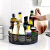 Rotable Multifuctional Storage tray3 Multi-function 360 Degree Rotating Storage Tray Container Non-Skid Kitchen