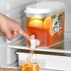 Drink Dispenser Cold Kettle with Spigot, Refrigerator Cold Kettle Iced Beverage Dispenser