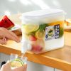 Drink Dispenser Cold Kettle with Spigot, Refrigerator Cold Kettle Iced Beverage Dispenser